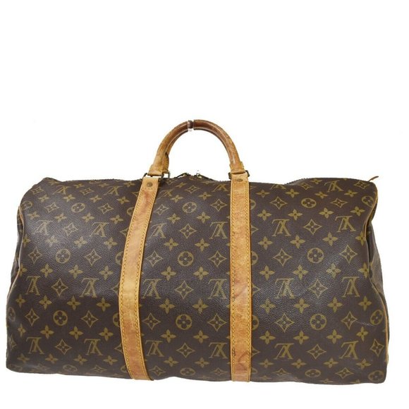 Louis Vuitton Handbags - Authentic LOUIS VUITTON Keepall 50 Travel Hand Bag Monogram Leather Brown